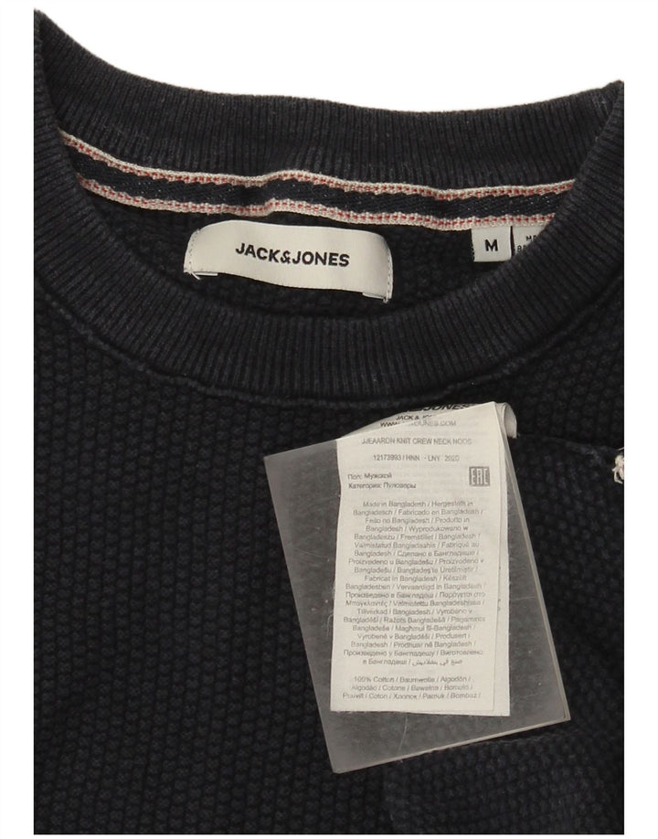 Męski sweter Jack & Jones z okrągłym dekoltem, średni granatowy, bawełniany
