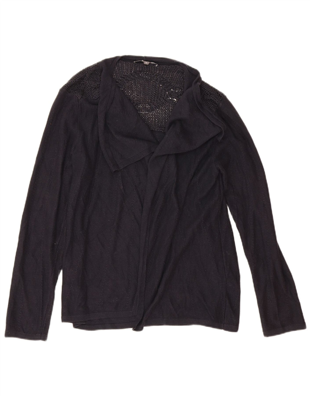 Marks & Spencer Damski sweter oversize UK 14, duży, granatowy