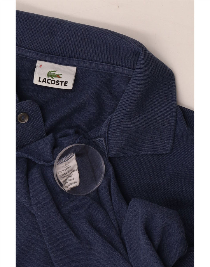 Męska koszulka polo Lacoste, rozmiar 4, średnia, granatowa, bawełniana