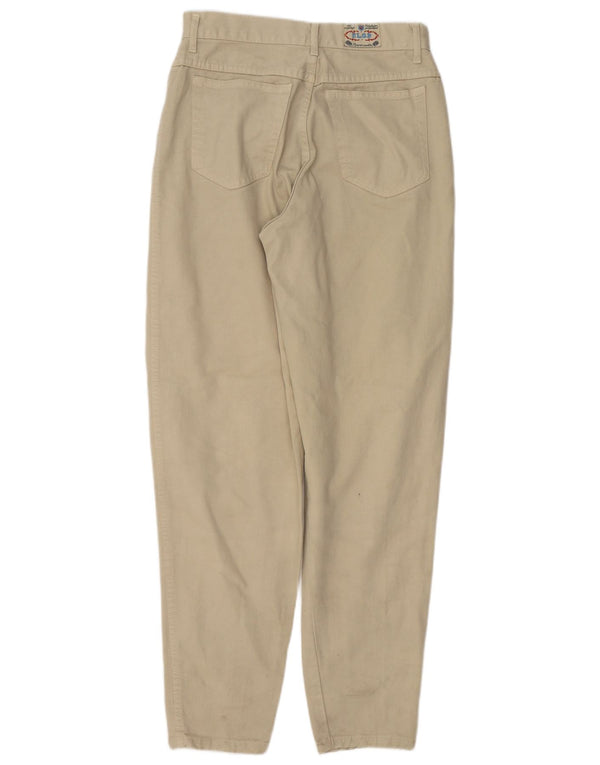 Damskie jeansy zwężane VINTAGE W28 L32 beżowe