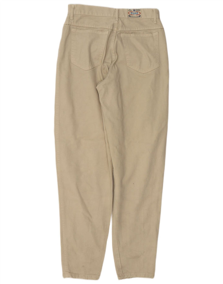 Damskie jeansy zwężane VINTAGE W28 L32 beżowe