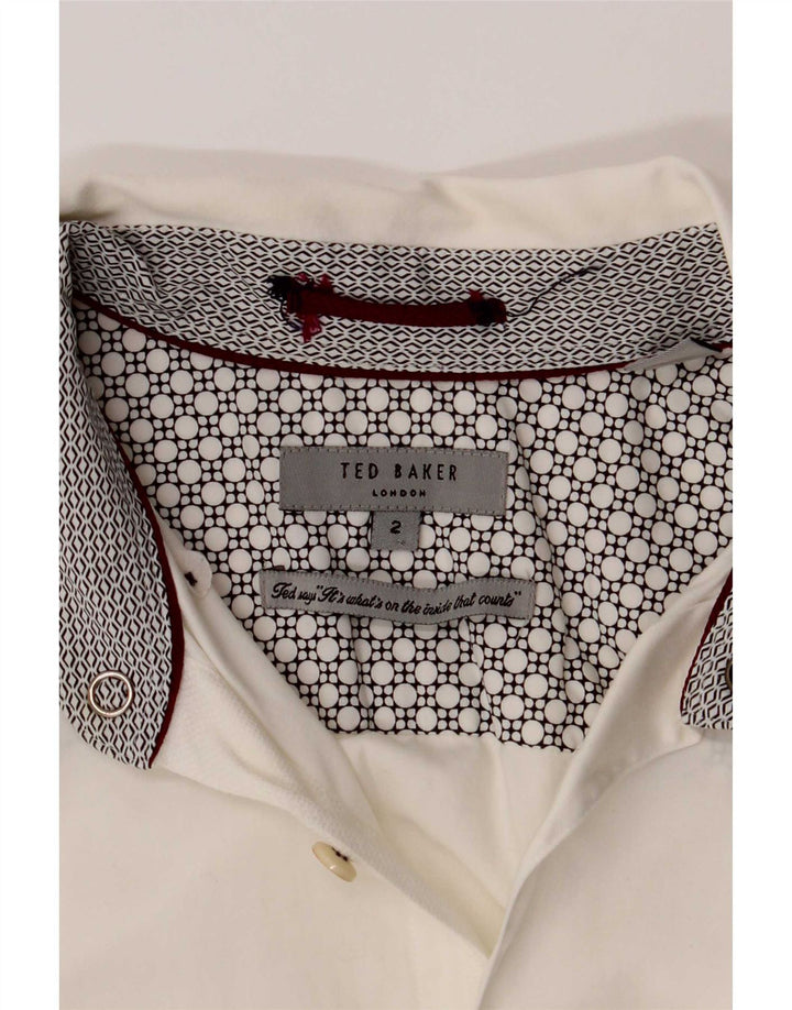 Koszula męska Ted Baker, rozmiar 2, mała, biała, bawełniana