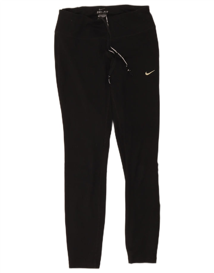 Damskie legginsy Nike Dri Fit UK 6 XS, czarny poliester