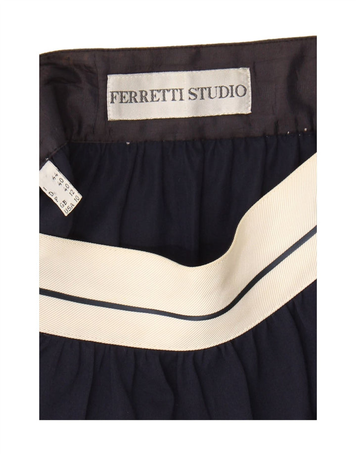 Spódnica damska Ferretti Studio UK 12 Medium W26 Granatowy Rayon