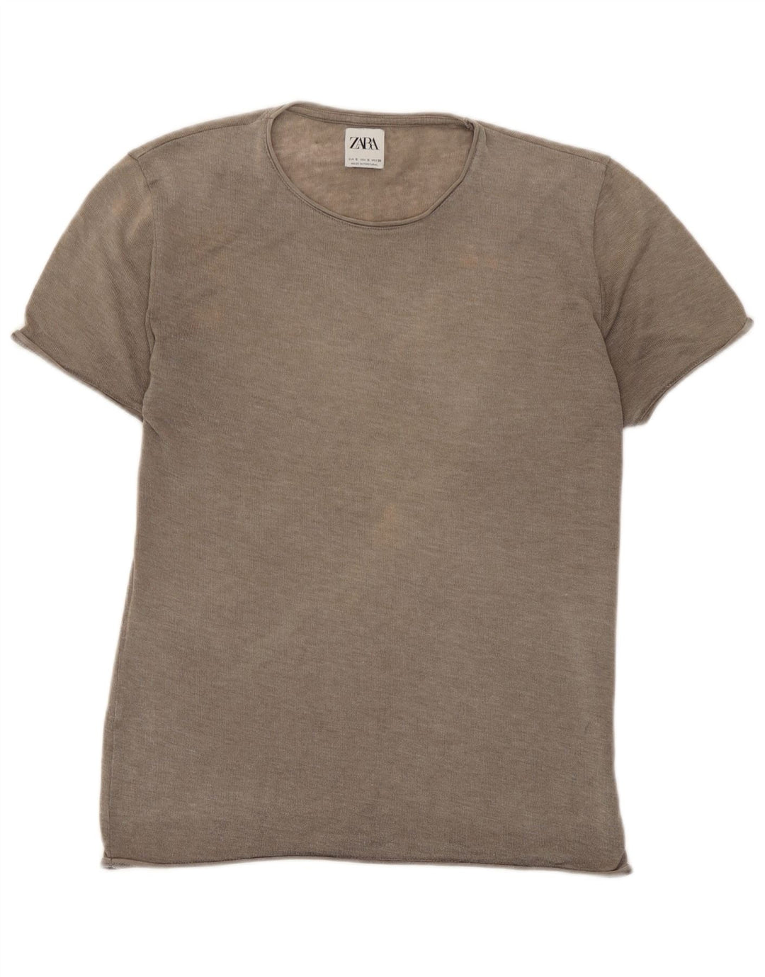 T-shirt damski Zara Top UK 10 Small Brown