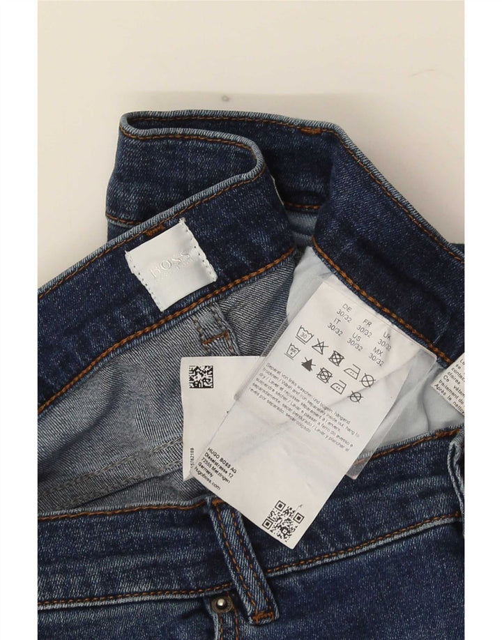 Damskie dżinsy Hugo Boss W30 L32 Niebieskie bawełniane