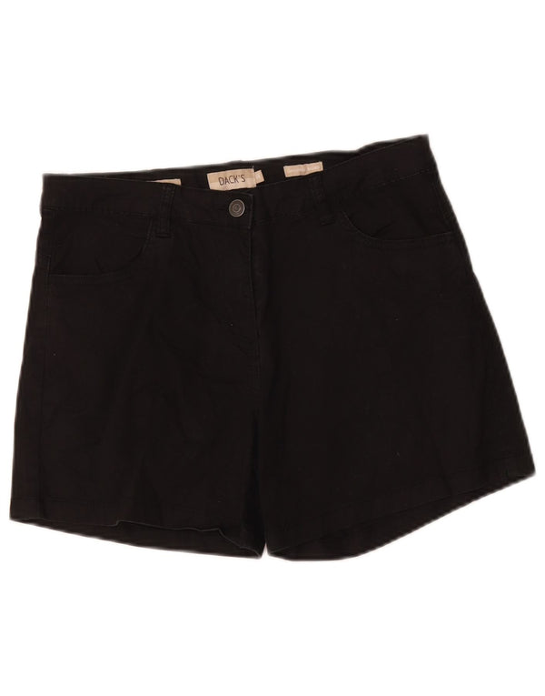 Damskie spodenki codzienne z wysokim stanem Dack IT 44 Medium W32, czarna bawełna