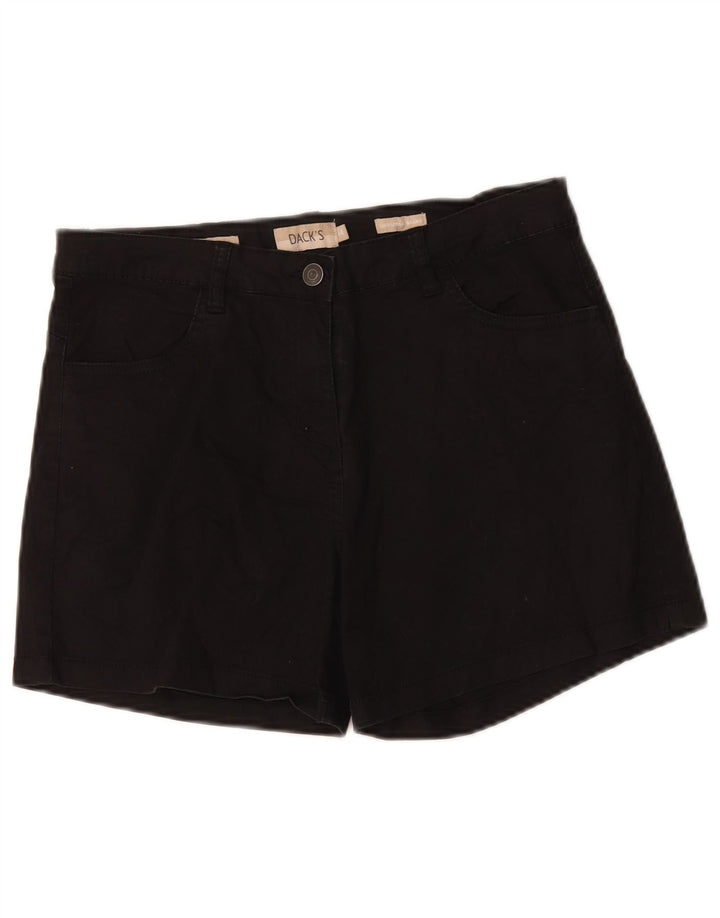 Damskie spodenki codzienne z wysokim stanem Dack IT 44 Medium W32, czarna bawełna