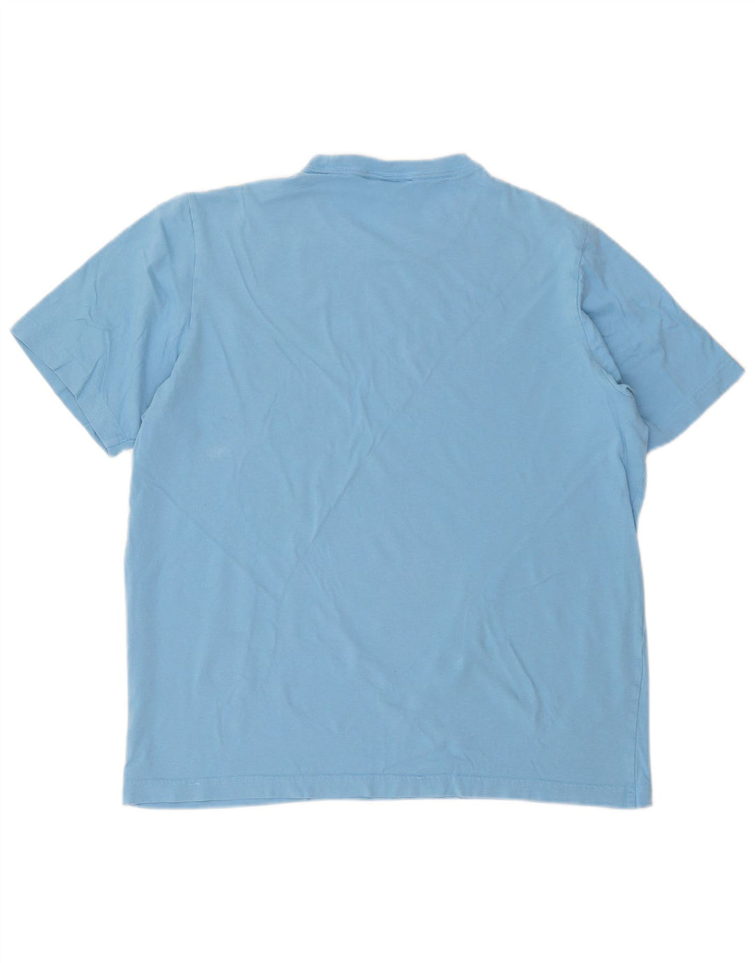 Adidas Męski T-shirt Top Duży Niebieski Bawełniany