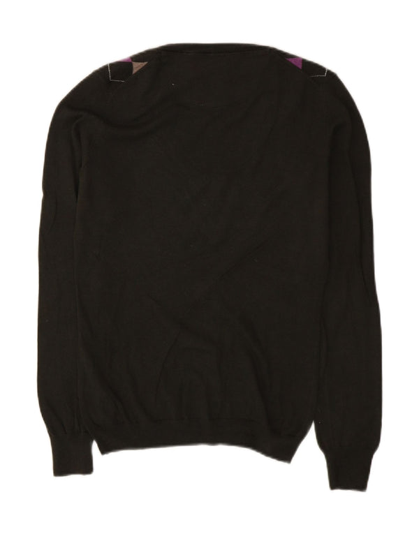 Sweter damski Massimo Dutti z dekoltem w kształcie litery V, UK 12, średni zielony