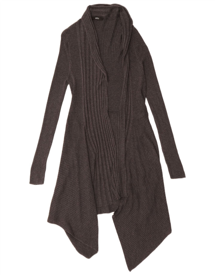 Marks & Spencer Damski sweter rozpinany o długim kroju, UK 18 XL, szary