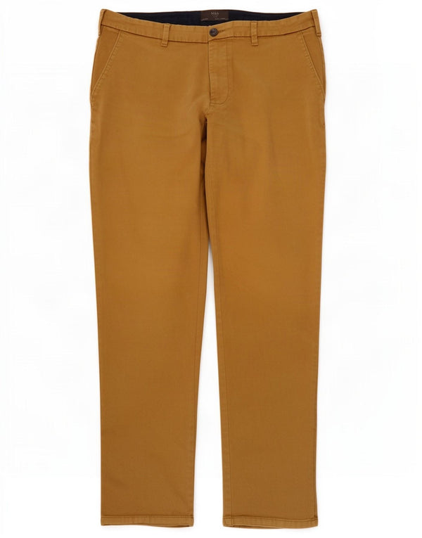 Marks & Spencer Męskie spodnie Chino W36 L31 Brązowe bawełniane