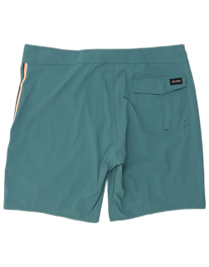 Męskie spodenki kąpielowe Volcom XL w zielone paski