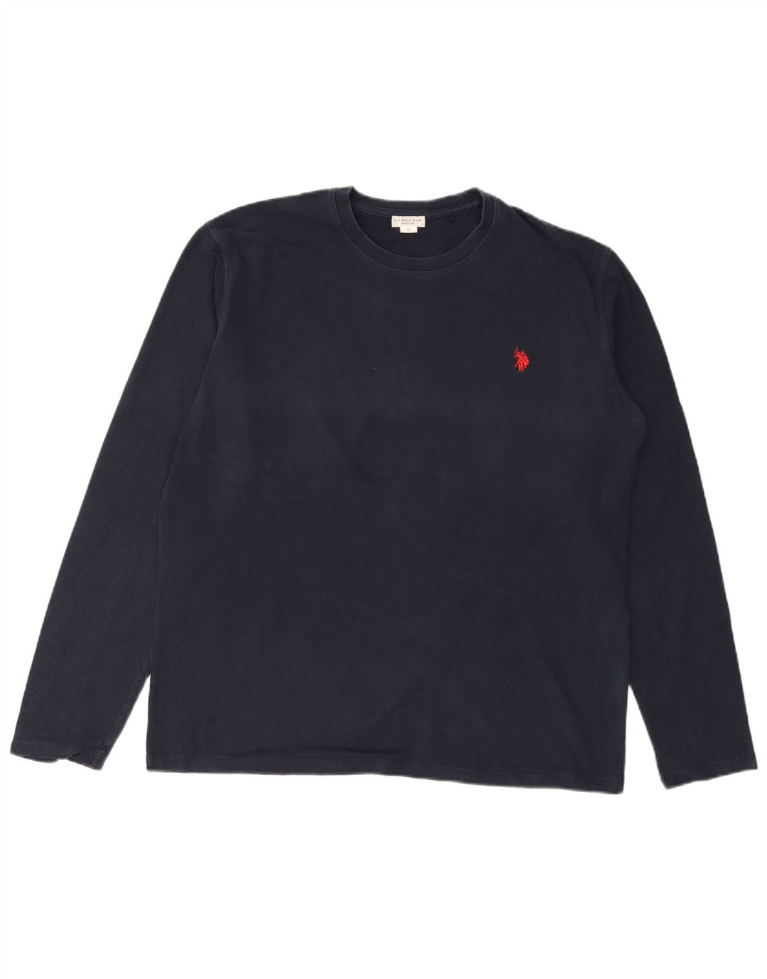 US Polo Assn. Top męski z długim rękawem XL, granatowy, bawełniany