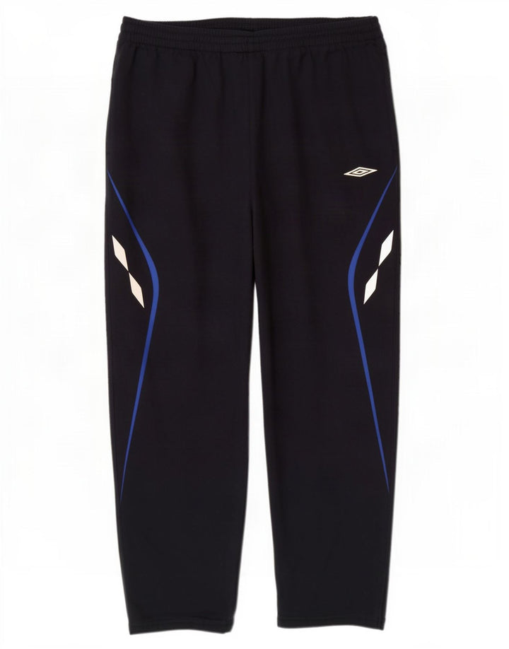 Męskie spodnie dresowe Umbro Joggers 2XL Granatowy poliester z blokami kolorów
