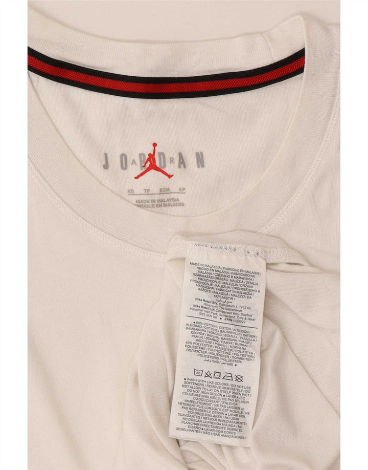 Męska kamizelka Jordan XS, biała, bawełniana