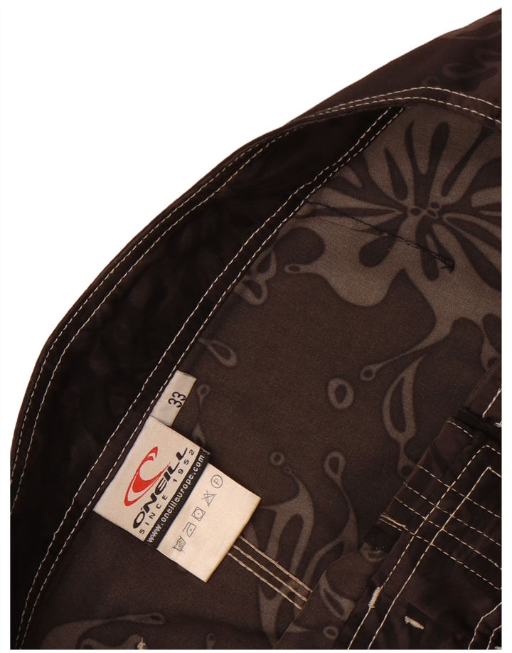 Męskie spodenki kąpielowe O'Neill Średni brązowy poliester w kwiaty