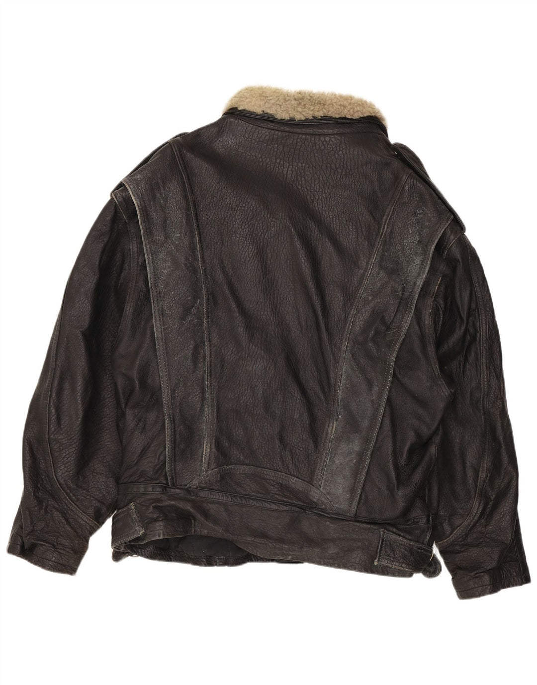Clout Męska skórzana kurtka motocyklowa UK 42 XL, czarna skóra