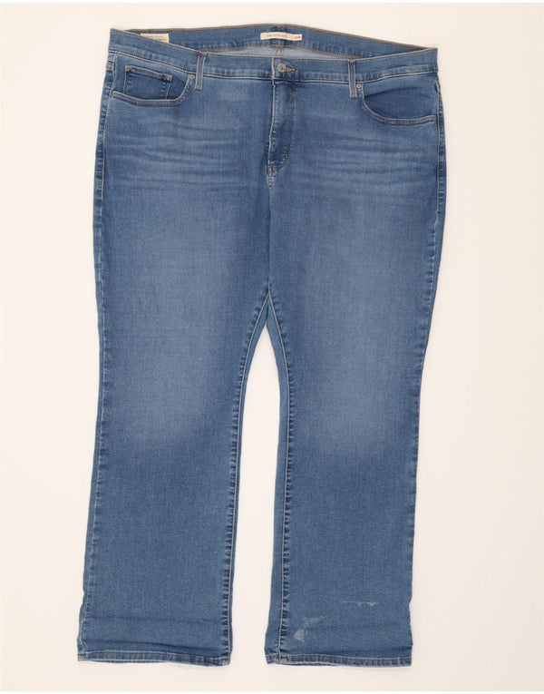 Damskie jeansy Levi's 315 Bootcut US 22 3XL W44 L30 Niebieskie bawełniane
