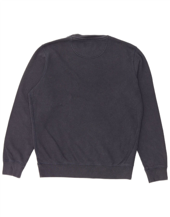 Męska bluza z grafiką BARBOUR, średnia, granatowa, bawełniana