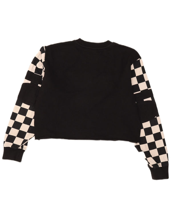 Damska bluza Vans Crop Graphic UK 14, średnia czarna geometryczna