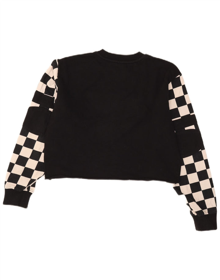 Damska bluza Vans Crop Graphic UK 14, średnia czarna geometryczna