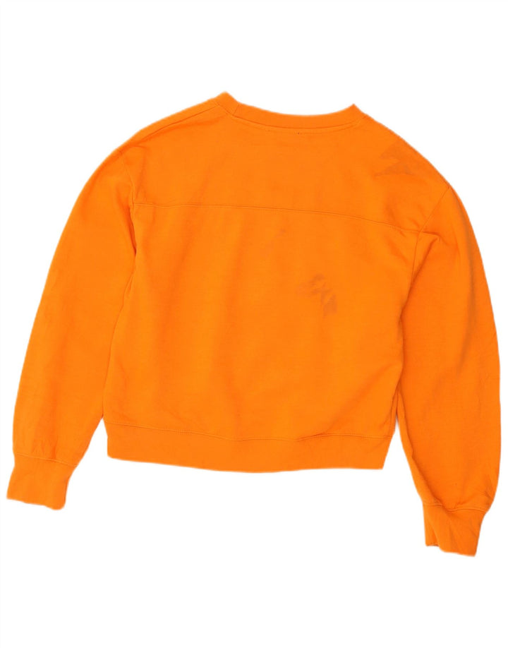 Damski sweter typu Crop Oversize Zara UK 10, mały, pomarańczowy poliester
