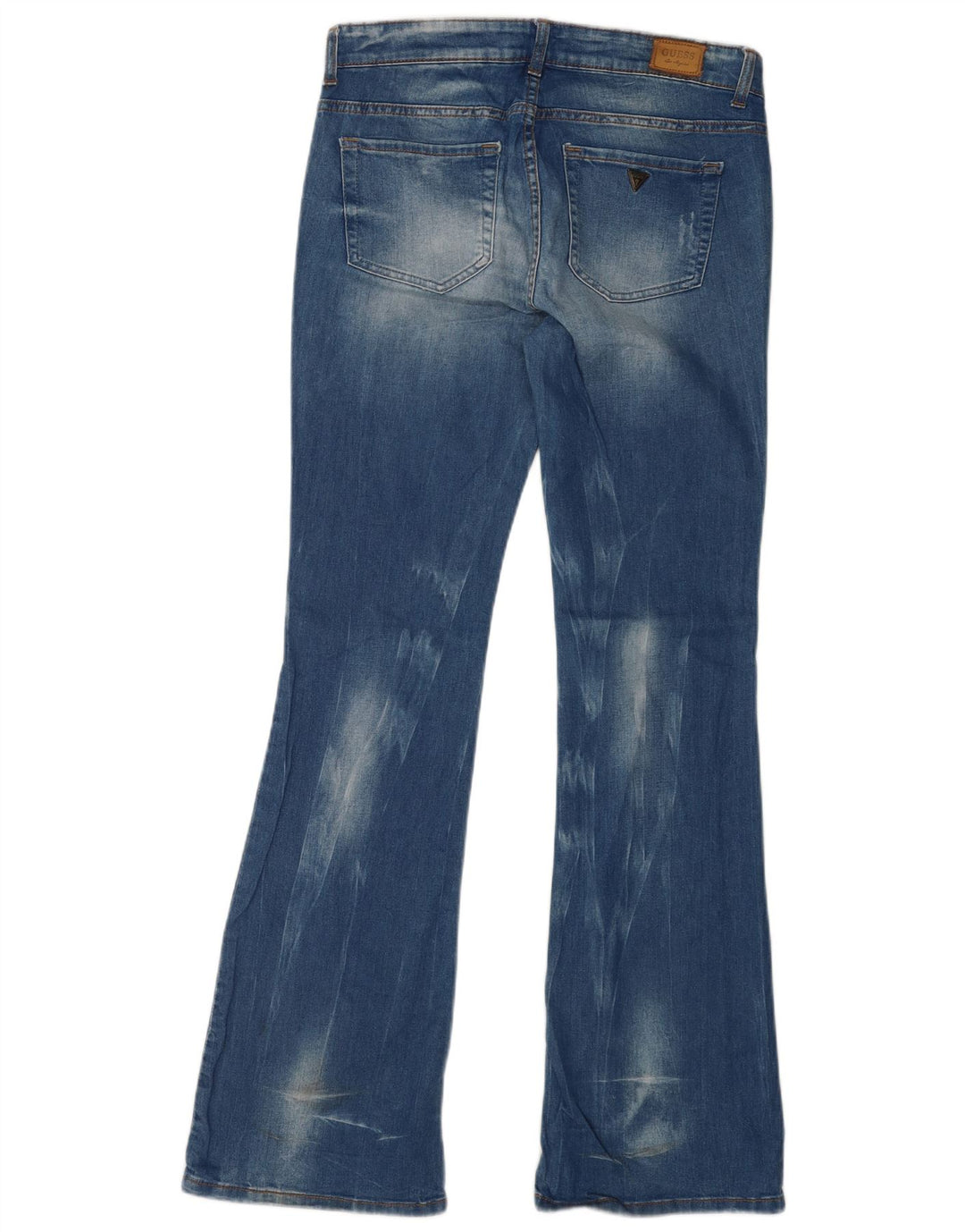 Guess Damskie jeansy Bootcut W30 L30 Niebieskie bawełniane