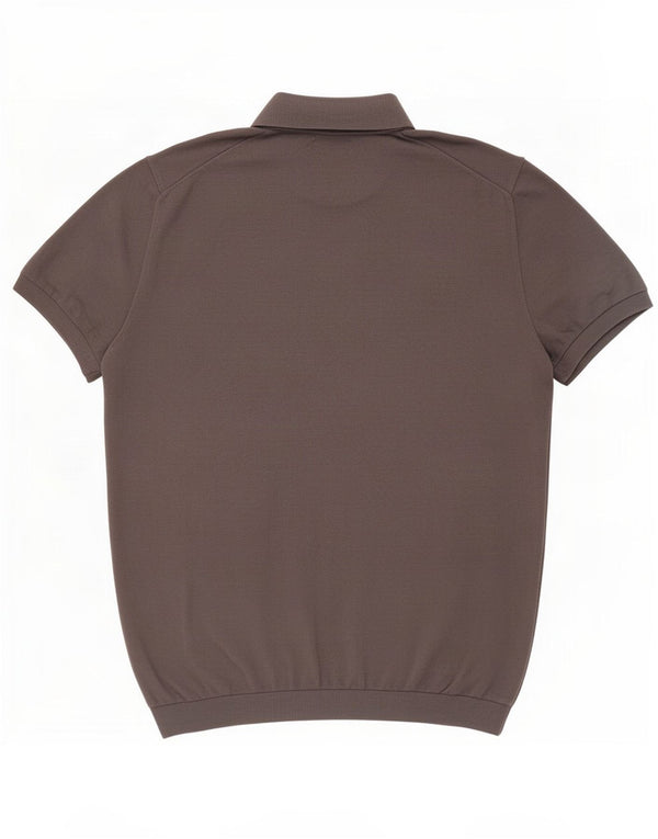 Męska koszulka polo Massimo Dutti XL, szara, bawełniana