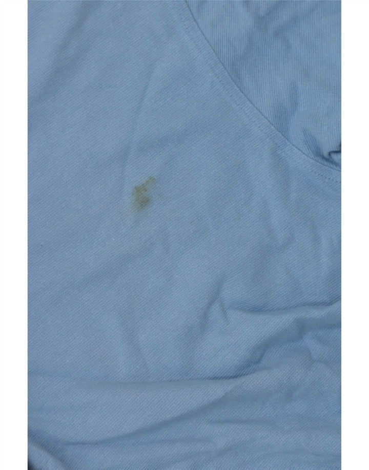 T-shirt męski Lacoste, rozmiar 4, średni niebieski, bawełniany