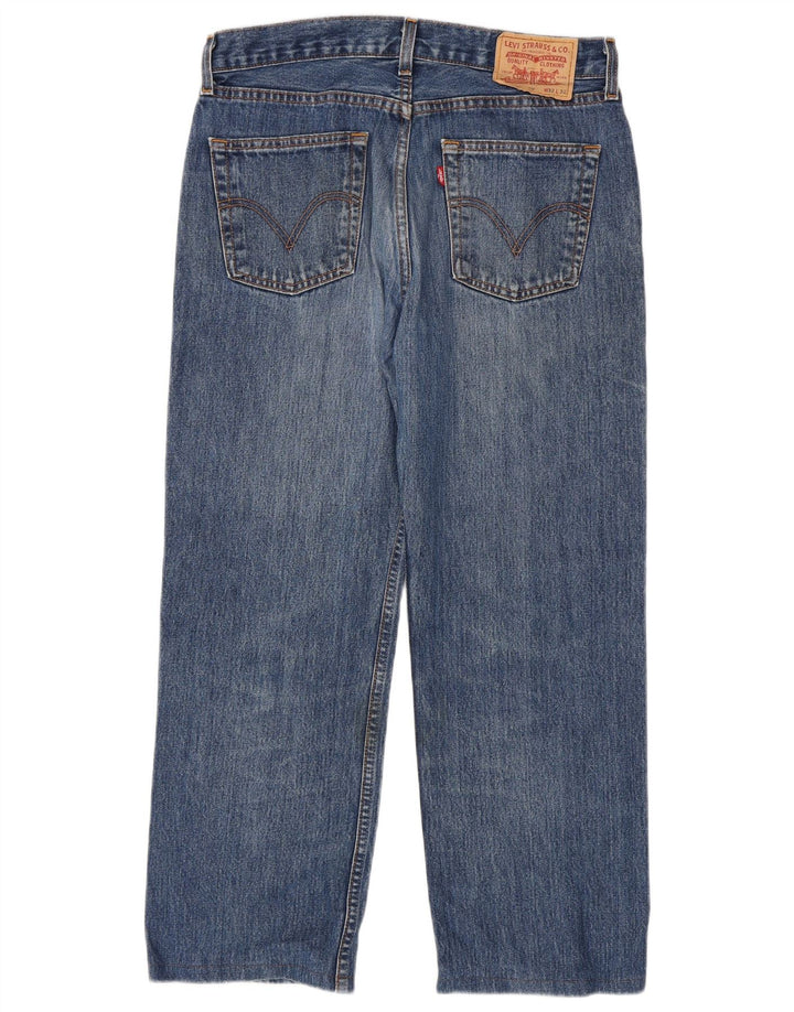 Męskie proste dżinsy Levi's W32 L27 Niebieskie bawełniane