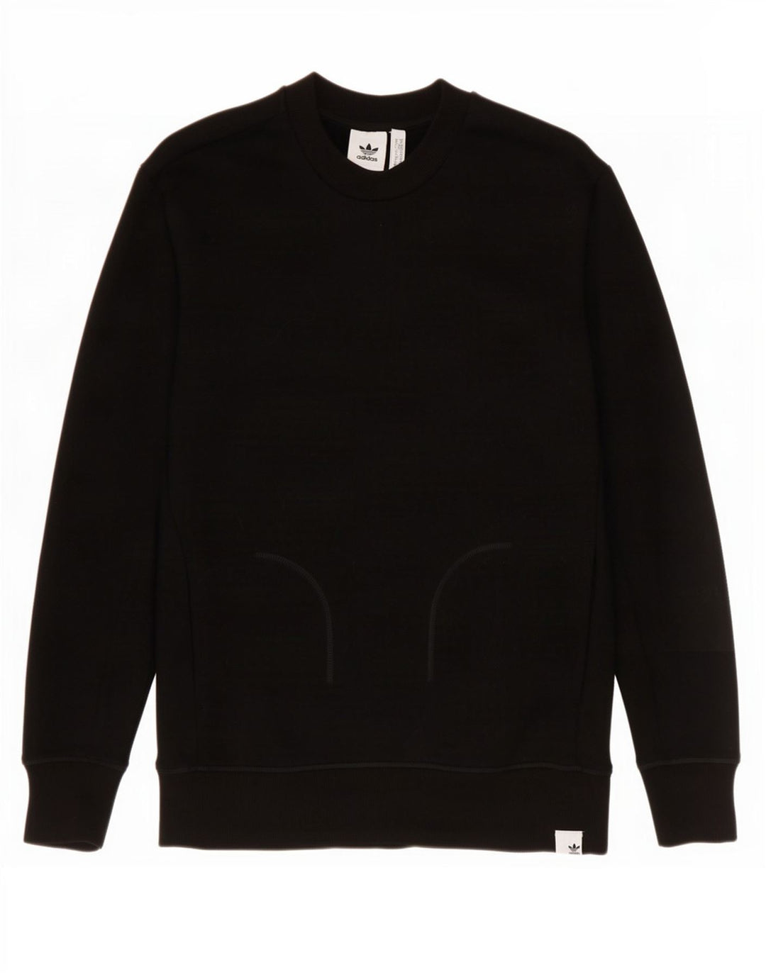 Adidas Męska Bluza Sweter Średni Czarny Bawełna