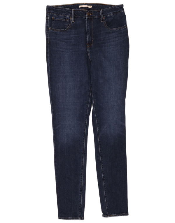 Damskie jeansy Levi's 721 z wysokim stanem W31 L32 Granatowa bawełna