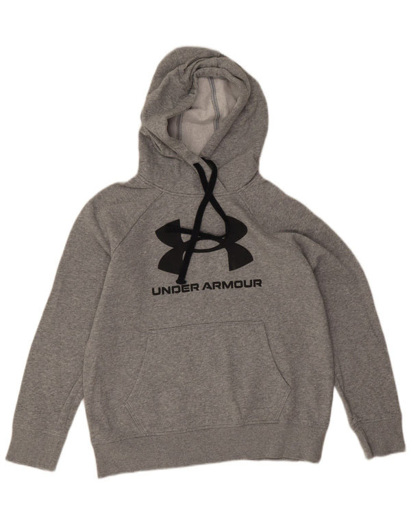 Damska bluza z kapturem Under Armour Graphic Oversize UK 6 XS, szara, nakrapiana