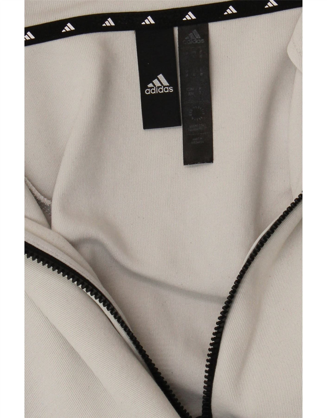 Męski sweter z kapturem i zamkiem Adidas, średnioszary, z blokami kolorów