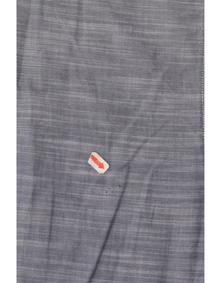 LEE Męska koszula z krótkim rękawem o regularnym kroju, 2XL, niebieska, bawełniana