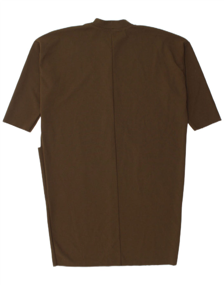 Damska sukienka oversize Zara typu shift UK 14, średni khaki