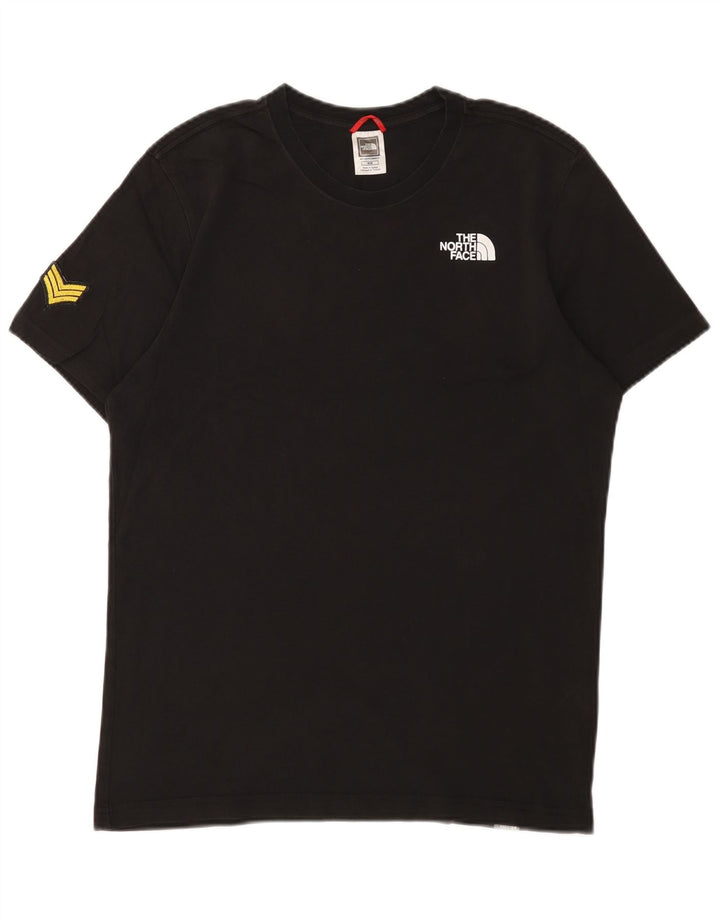 Męski T-shirt z grafiką The North Face, bawełniany, średni czarny