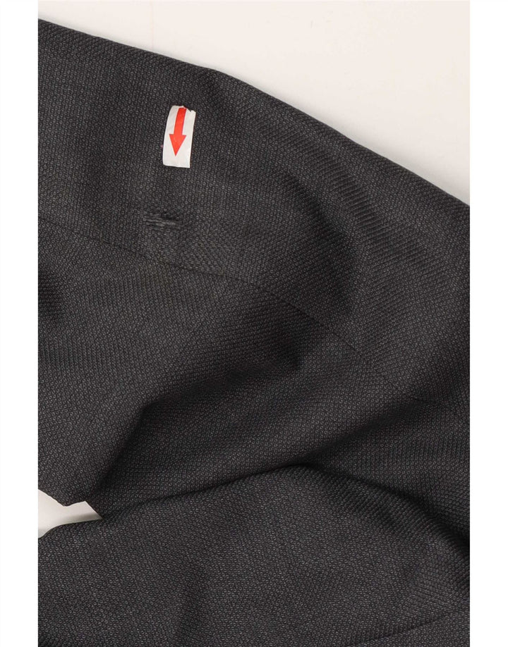 Marks & Spencer Męska marynarka slim fit, długa, zapinana na 2 guziki, UK 40, średni szary