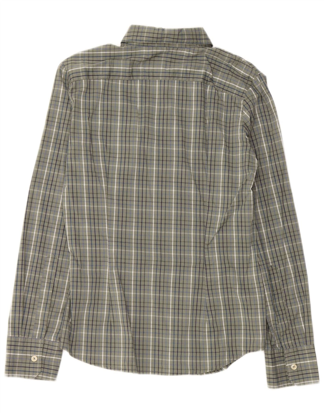 Koszula damska Benetton UK 12, średnia khaki, bawełniana kratka