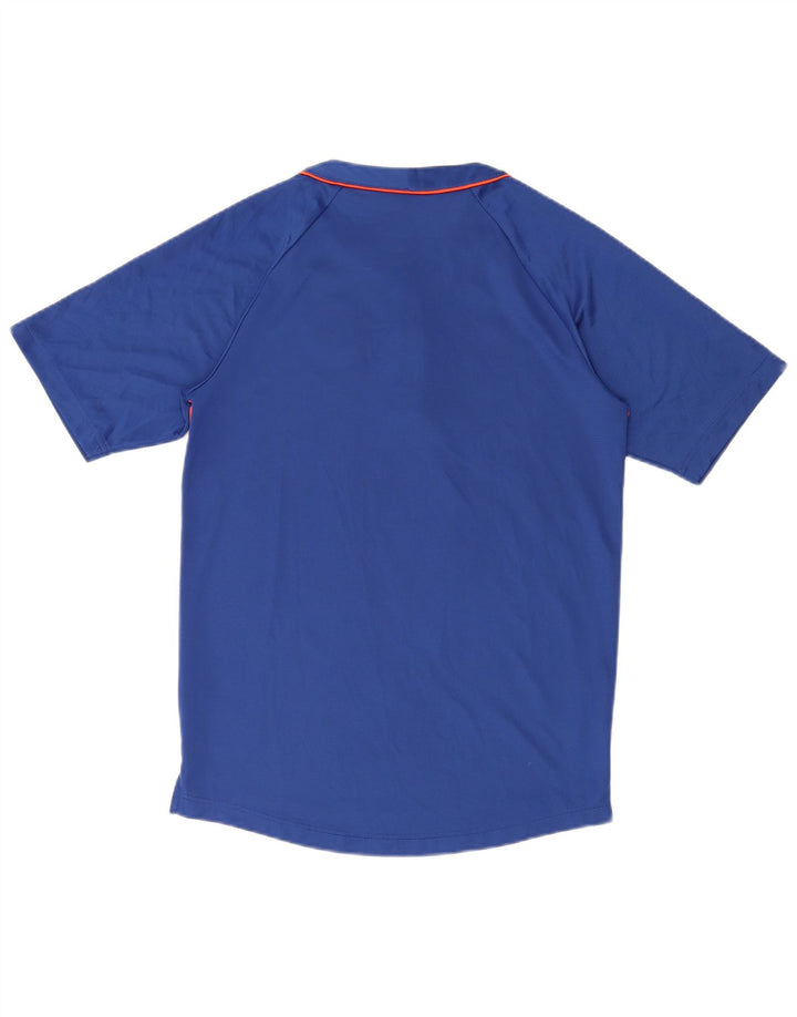 Męski T-shirt Nike New York Mets, mały, pomarańczowy, poliestrowy blok kolorów