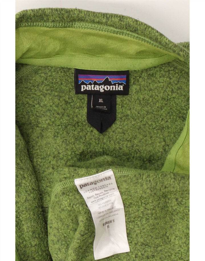 Męska kurtka dresowa Patagonia XL, zielony, nakrapiany poliester