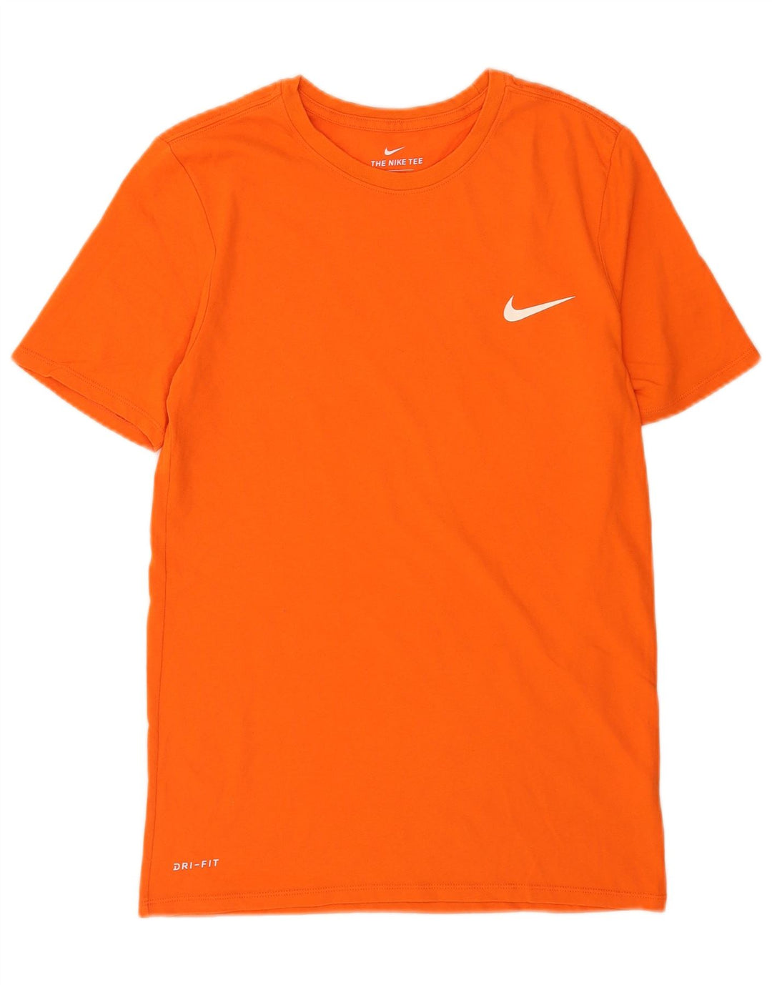 Męski T-shirt Nike o sportowym kroju, mały, pomarańczowy, bawełniany