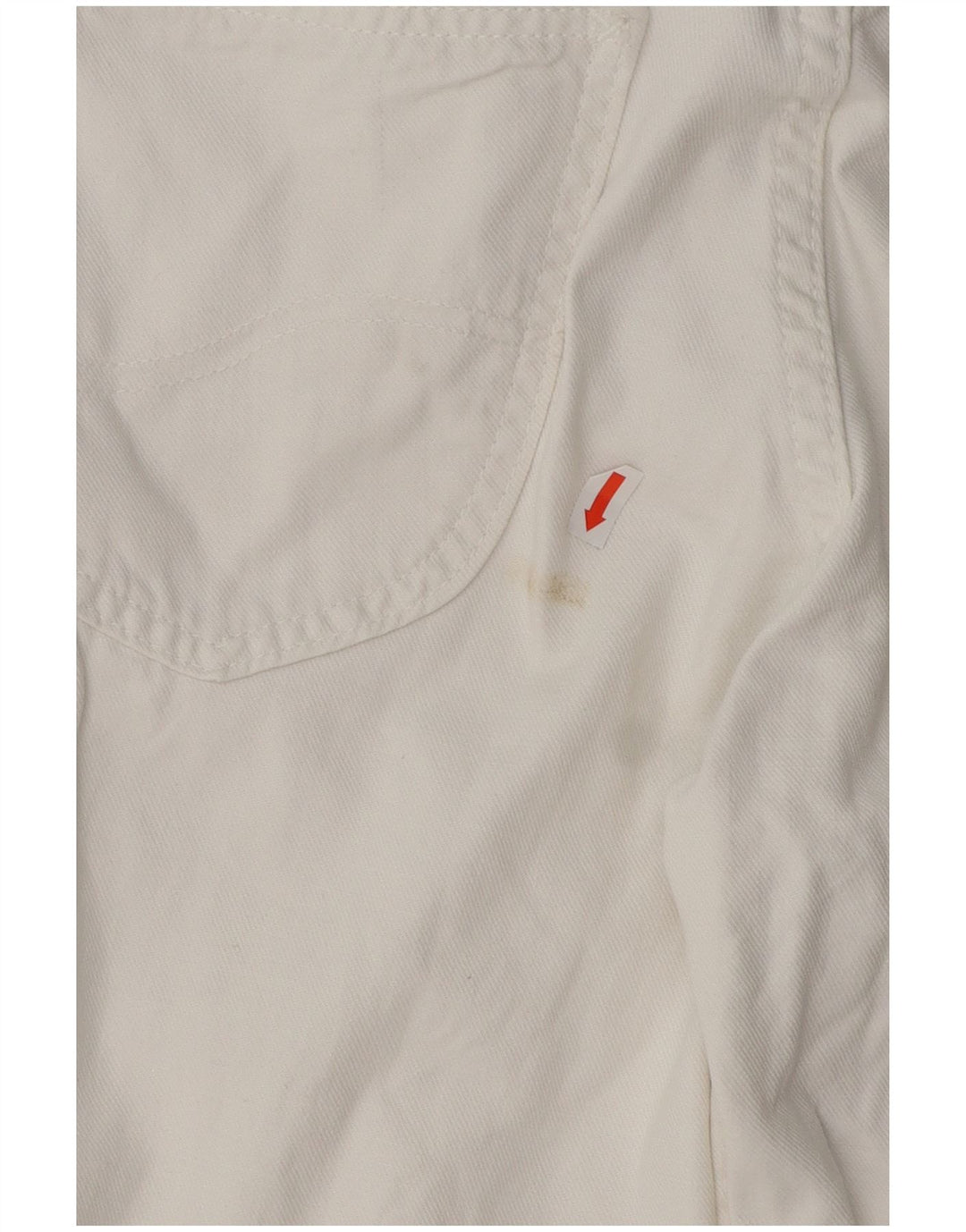 Damskie jeansy rozkloszowane Lee US 12 Large W31 L29 Biała bawełna