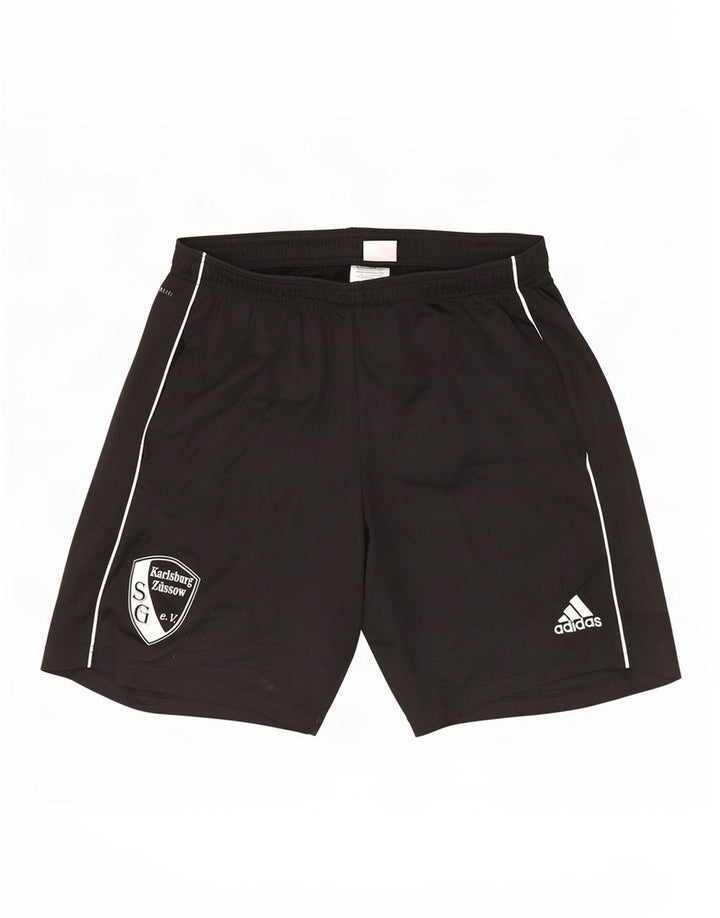 Męskie spodenki sportowe Adidas Aeroready Graphic, średni czarny poliester