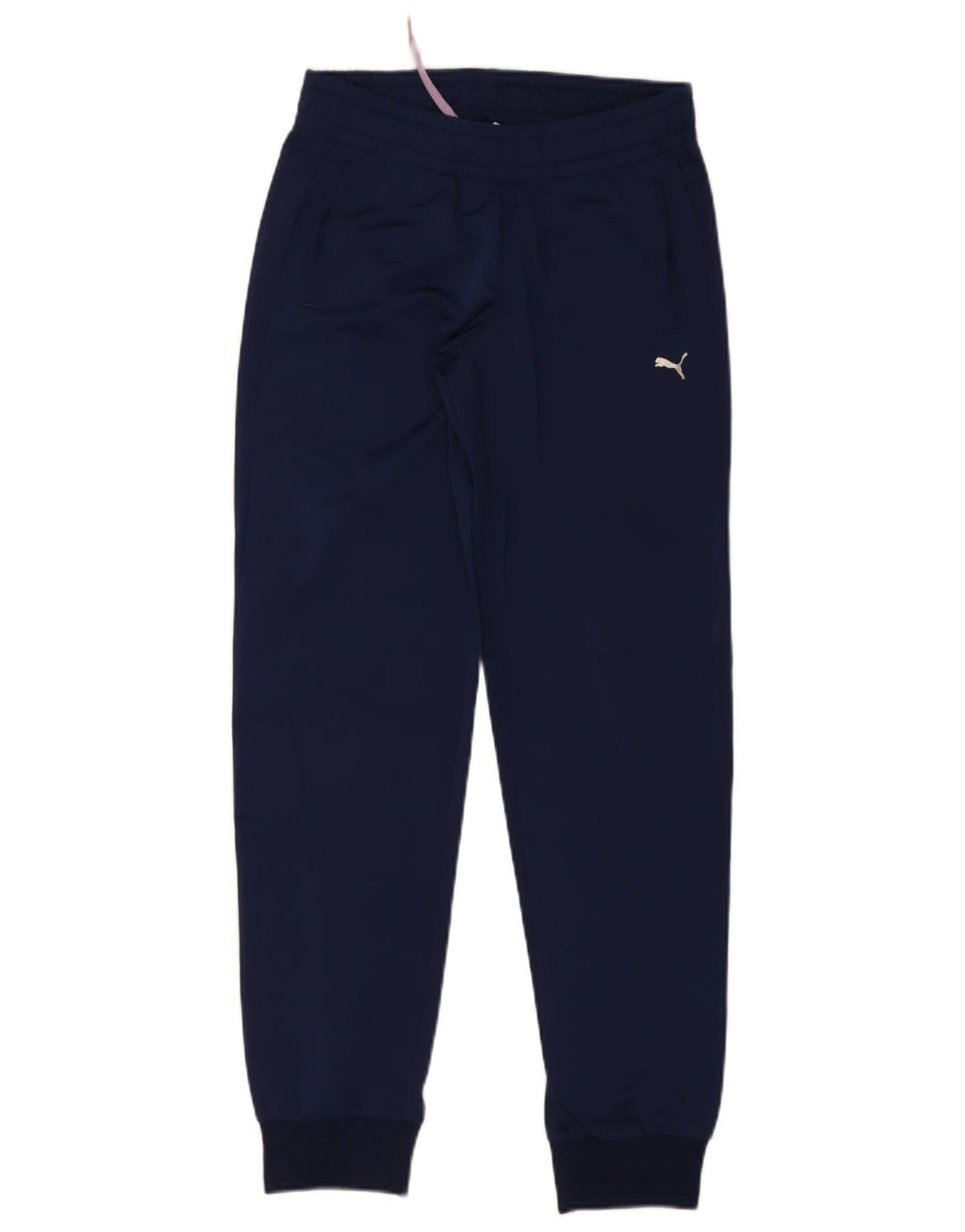 Damskie spodnie dresowe Puma Joggers UK 10, małe, granatowe, poliestrowe