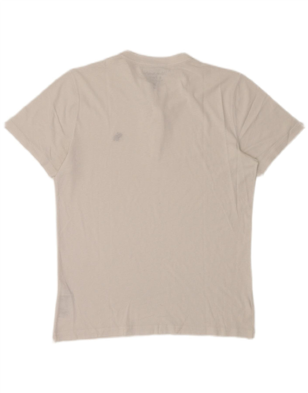 T-shirt męski ABERCROMBIE & FITCH Średniej wielkości biała bawełna