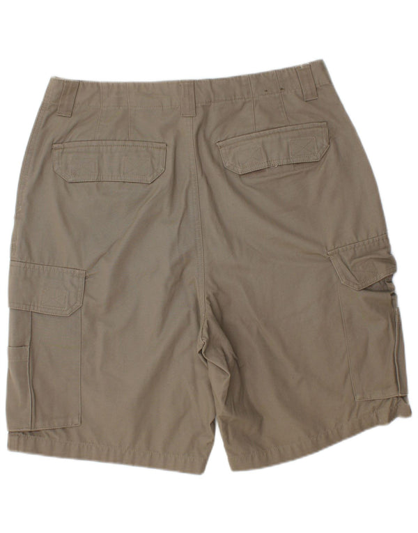 Męskie spodenki cargo EDDIE BAUER W33, średnia bawełna khaki