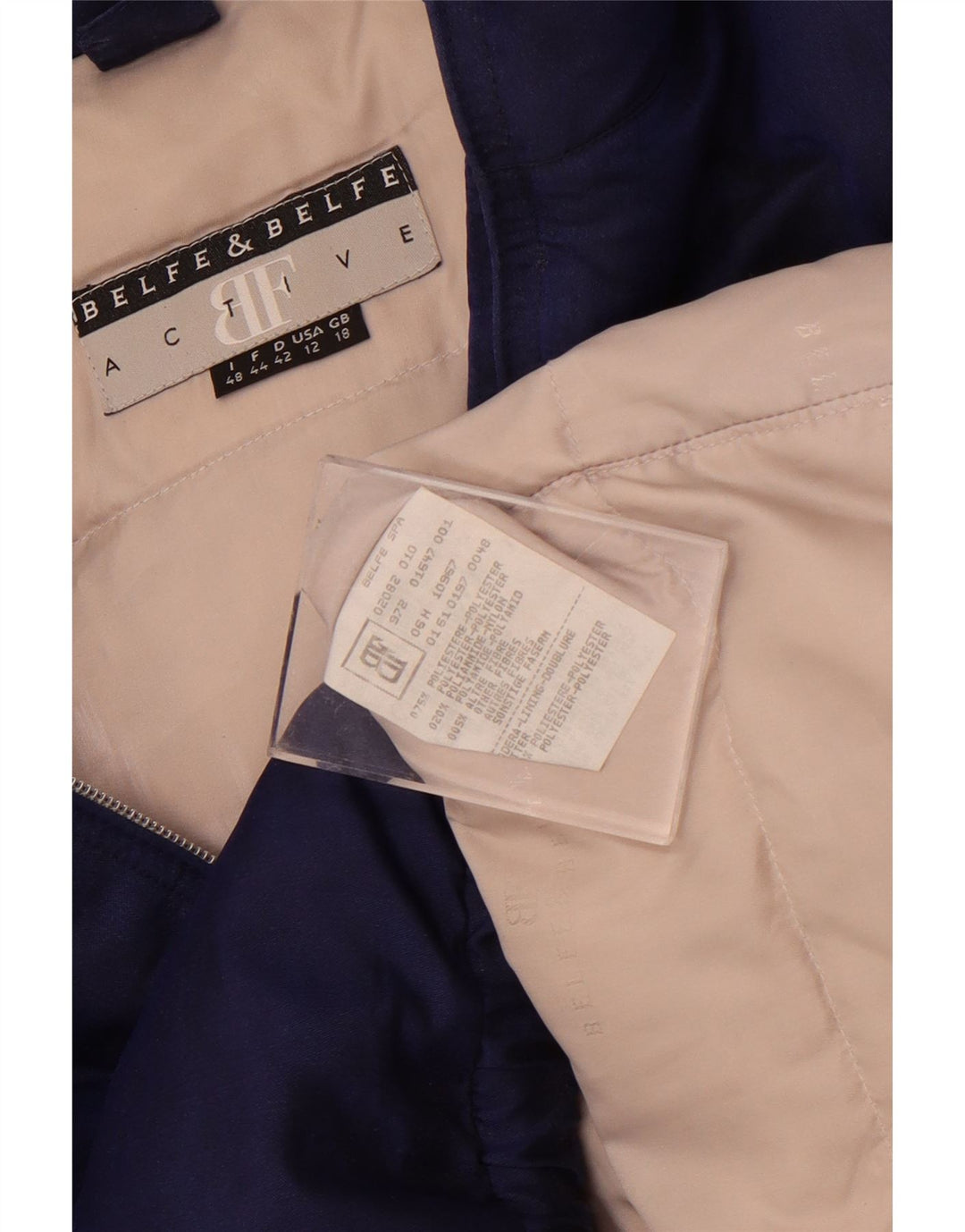 Damska ocieplana kurtka Belfe & Belfe UK 18 XL, granatowa, poliester