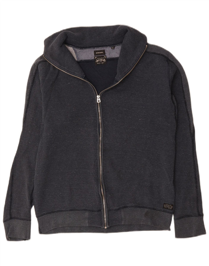 Diesel Męska bluza dresowa XL Granatowa, bawełniana